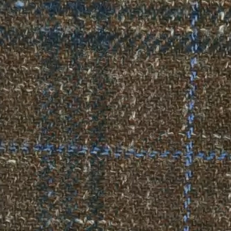 Earthy Brown Plaid with Navy Prince of Wales